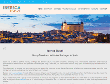 Tablet Screenshot of iberica-travel.com